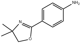 4-(4,5-DIHYDRO-4,4-DIMETHYLOXAZOL-2-YL)BENZENAMINE Structure