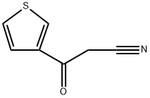 3-oxo-3-(3-thienyl)propanenitrile Struktur