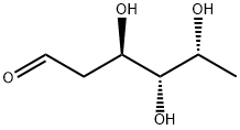 2,6-ジデオキシ-D-lyxo-ヘキソース 化学構造式