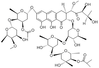 橄榄霉素, 6988-58-5, 结构式