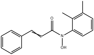 N-シンナモイル-N-(2,3-キシリル)ヒドロキシルアミン 化学構造式