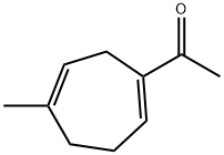 Ethanone, 1-(5-methyl-1,5-cycloheptadien-1-yl)- (9CI) Struktur