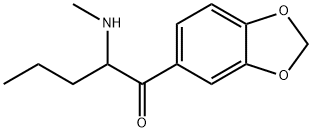 1-(benzo[d][1,3]dioxol-5-yl)-2-(MethylaMino)pentan-1-one Struktur