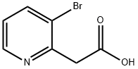 3-ブロモピリジン-2-酢酸 化学構造式