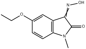 1H-Indole-2,3-dione,5-ethoxy-1-methyl-,3-oxime(9CI) Structure