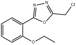 2-(chloromethyl)-5-(2-ethoxyphenyl)-1,3,4-oxadiazole Struktur