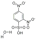 2,4-ジニトロベンゼンスルホン酸 水和物 化学構造式
