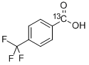 α,α,α-Trifluoro-p-toluic-carboxy-13C  acid 化学構造式