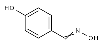 4-ヒドロキシベンズアルデヒドオキシム 化学構造式