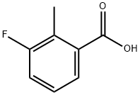 3-FLUORO-2-METHYLBENZOIC ACID Struktur