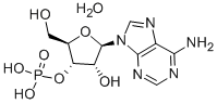 腺苷-3'-单磷酸水合物 结构式