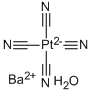 四氰合铂(II)酸钡水合物 结构式