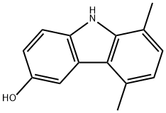 6-hydroxy-1,4-dimethylcarbazole Struktur