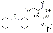 L-Serine, N-[(1,1-diMethylethoxy)carbonyl]-O-Methyl-, coMpd. with N-cyclohexylcyclohexanaMine (1:1) Structure