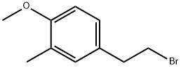 4-(2-bromoethyl)-1-methoxy-2-methylbenzene Struktur