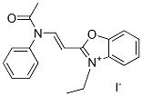 2-[2-(acetylphenylamino)vinyl]-3-ethylbenzoxazolium iodide|2-[2-(乙酰基苯基氨基)乙烯基]-3-乙基苯并恶唑鎓碘化物