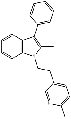 69924-43-2 2-Methyl-1-[2-(6-methylpyridin-3-yl)ethyl]-3-phenyl-1H-indole