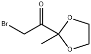 Ethanone, 2-bromo-1-(2-methyl-1,3-dioxolan-2-yl)- (9CI) Struktur