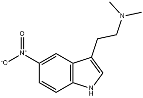 N,N-DIMETHYL-5-NITROTRYPTAMINE Structure