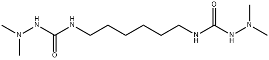4,4'-ヘキサメチレンビス(1,1-ジメチルセミカルバジド) 化学構造式