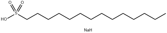 1-テトラデカンスルホン酸ナトリウム 化学構造式