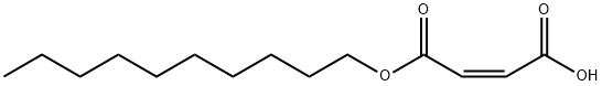 Maleic acid 1-decyl ester 结构式