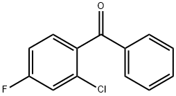 (2-Chloro-4-fluorophenyl)phenylmethanone Struktur