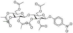 p-Nitrophenyl -D-Cellobioside Heptacetate 结构式