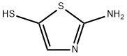 2-氨基-5-噻唑硫醇, 69950-00-1, 结构式
