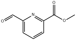 6-ホルミル-2-ピリジンカルボン酸メチル 化学構造式