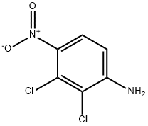 2,3-二氯-4-硝基苯胺,69951-03-7,结构式