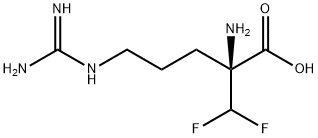 alpha-(difluoromethyl)arginine Structure