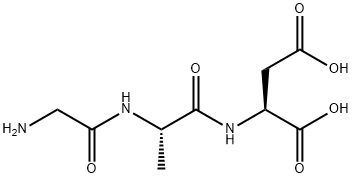H-GLY-ALA-ASP-OH, 69959-37-1, 结构式