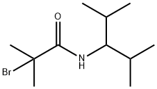 N1-(1-ISOPROPYL-2-METHYLPROPYL)-2-BROMO-2-METHYLPROPANAMIDE Structure