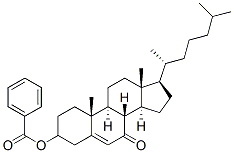 3-Hydroxy-cholest-5-en-7-one Benzoate Struktur