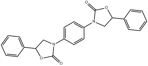 3,3'-(1,4-Phenylene)bis(5-phenyloxazolidin-2-one) Structure