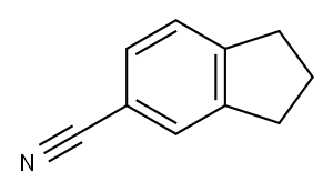 2,3-二氢-1H-茚-5-甲腈,69975-67-3,结构式