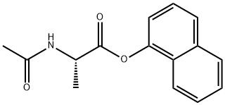 AC-ALA-ALPHA-NAPHTHYL ESTER Structure