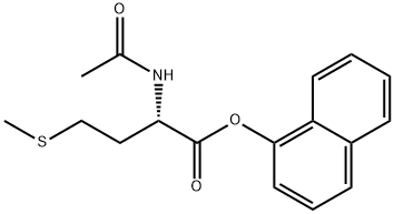 N-羧基-L蛋氨酸-A-萘基酯, 69975-69-5, 结构式