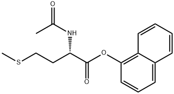 AC-MET-ALPHA-NAPHTHYL ESTER Structure