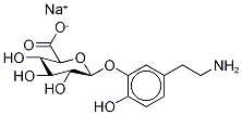 Dopamine 3-β-D-Glucuronide Sodium Salt Structure