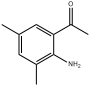 1-(2-氨基-3,5-二甲基苯基)乙酮 结构式