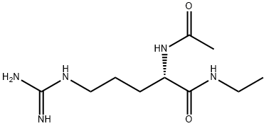N-alpha-acetylarginine-ethylamide 结构式