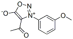 4-Acetyl-3-(3-methoxyphenyl)sydnone Structure