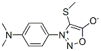 3-[4-(Dimethylamino)phenyl]-4-(methylthio)sydnone Struktur