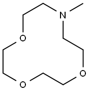 N-METHYLAZA-12-CROWN-4 Struktur