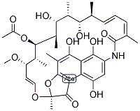 リファマイシン 化学構造式