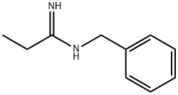 Propanimidamide,  N-(phenylmethyl)- Structure