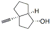 1-Pentalenol, 3a-ethynyloctahydro-, (1alpha,3aalpha,6aalpha)- (9CI) Struktur