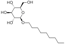 壬基-Β-D-葡萄吡喃糖甙 结构式